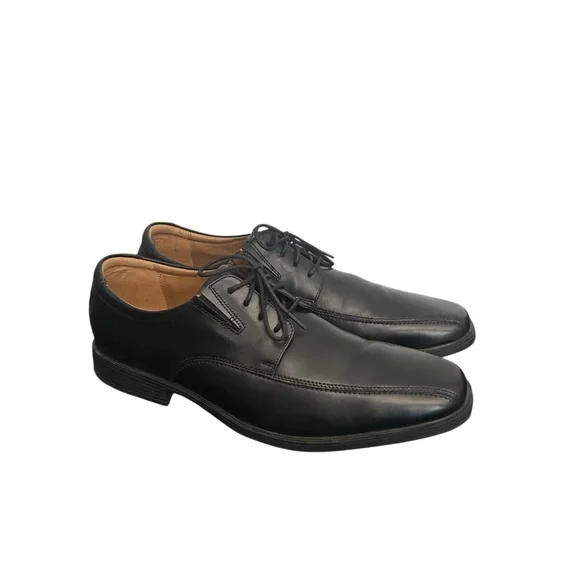 Clarks | Shoes | Clarks Mens Black Leather Oxford Dress  display picture 3